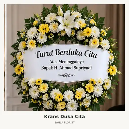 Krans Bunga Duka Semarang Selatan